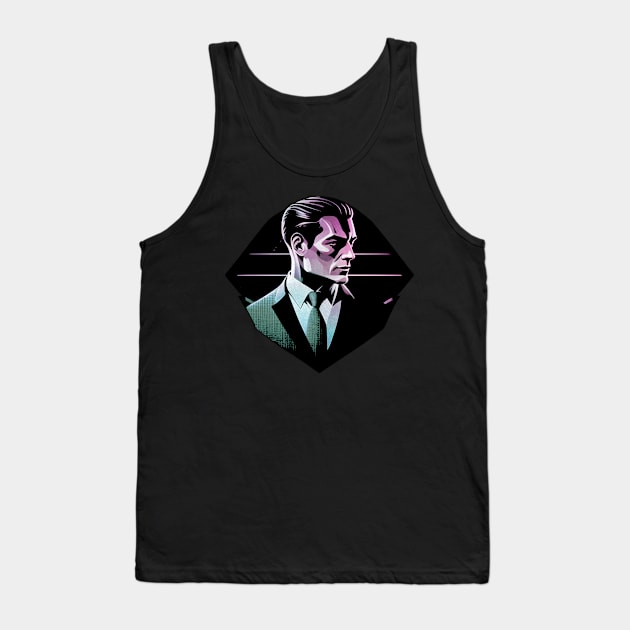 Classy Man With Tie Tank Top by Embrace Masculinity